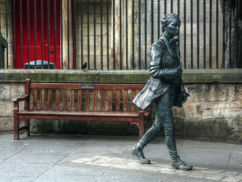 Robert Fergusson Statue | © WikiCommons