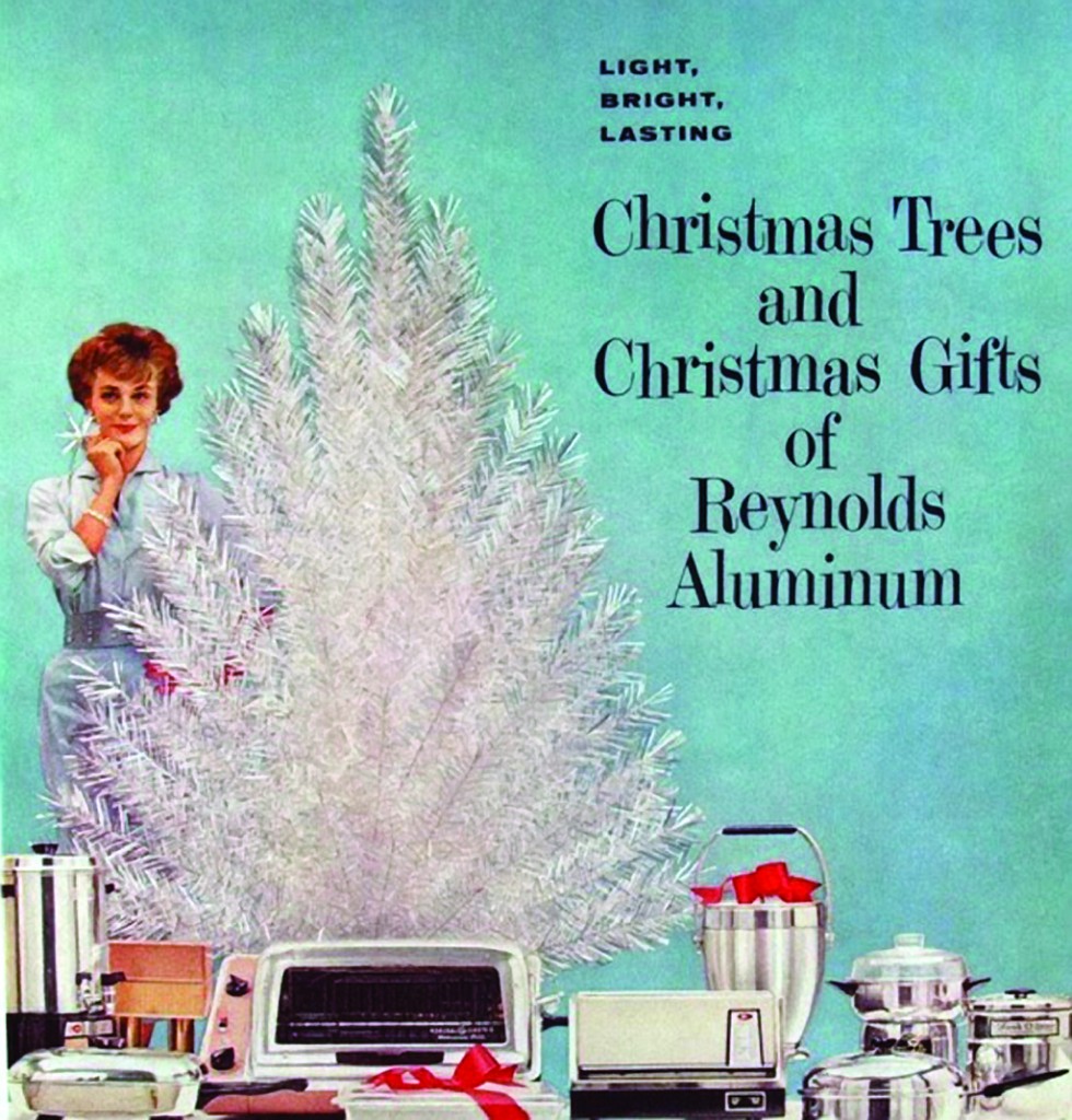 Advert for Reynolds Metals aluminum trees and gifts, early 1960s. Reproduced with permission from Reynolds Consumer Products
