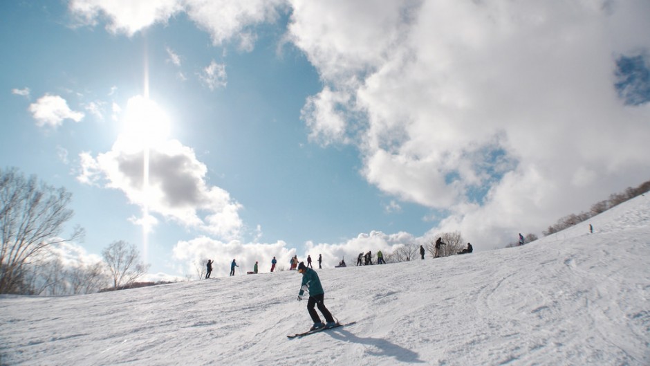Skiing in Niseko, Japan