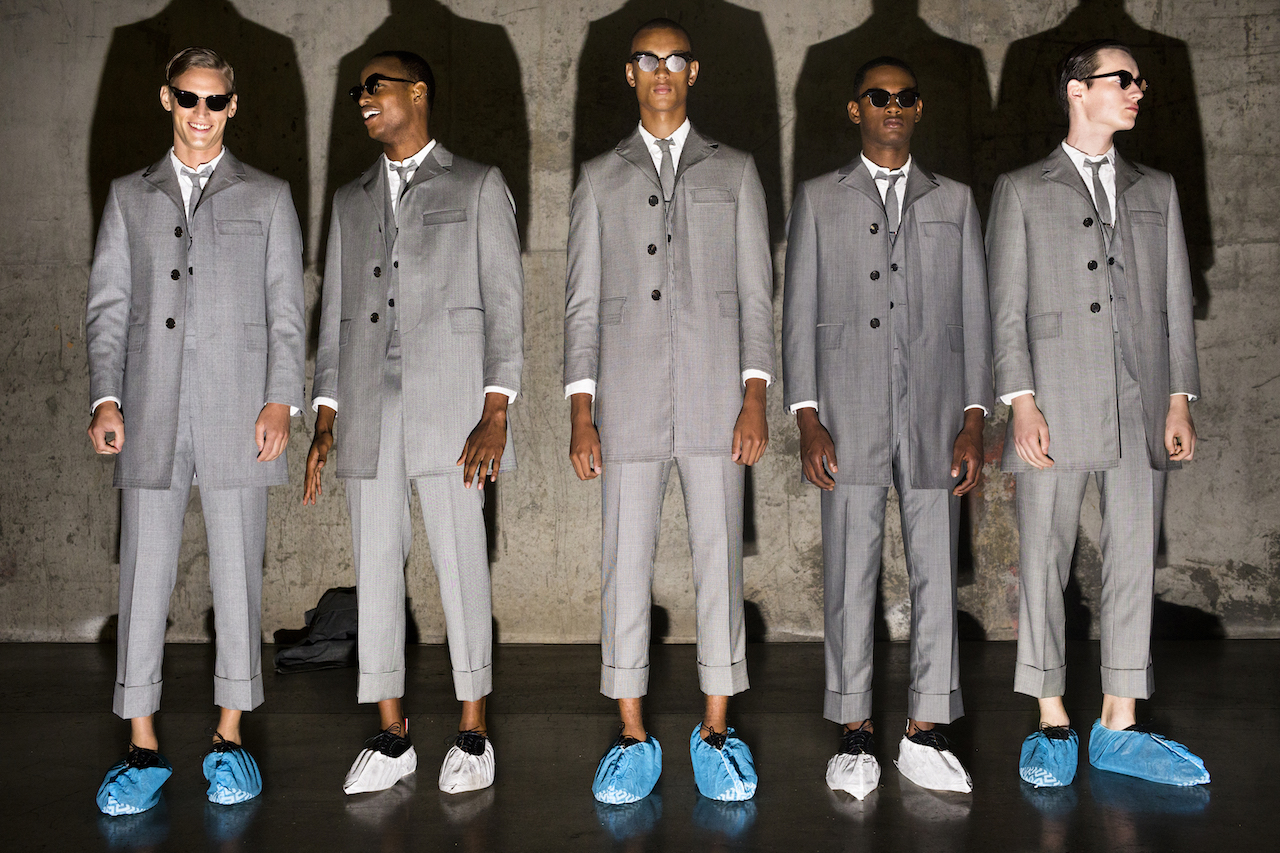 Thom Browne. Scenes from New York Men's Fashion Week, on Tuesday, July 14, 2015, in New York City. | Courtesy of Landon Nordeman