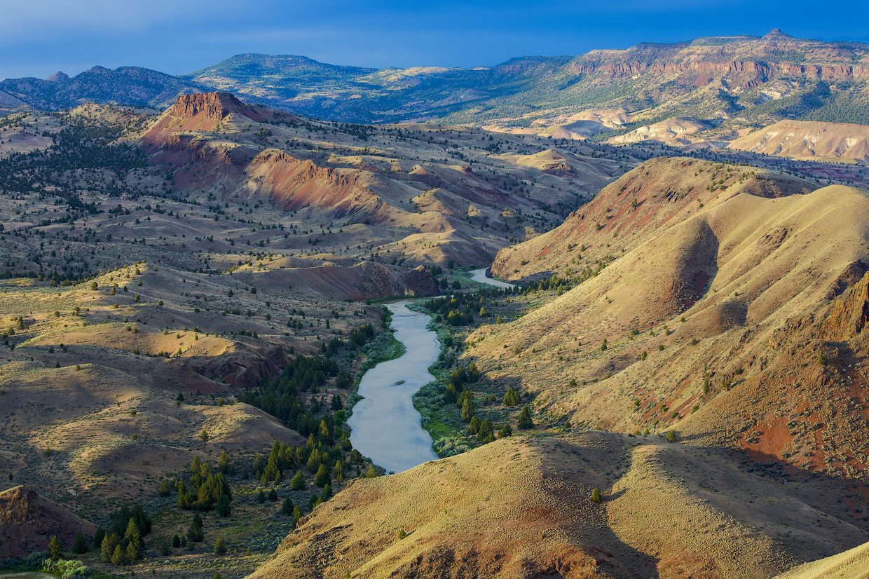 Oregon Ravines Oregon Trail Pictures Of Mountains With Rivers