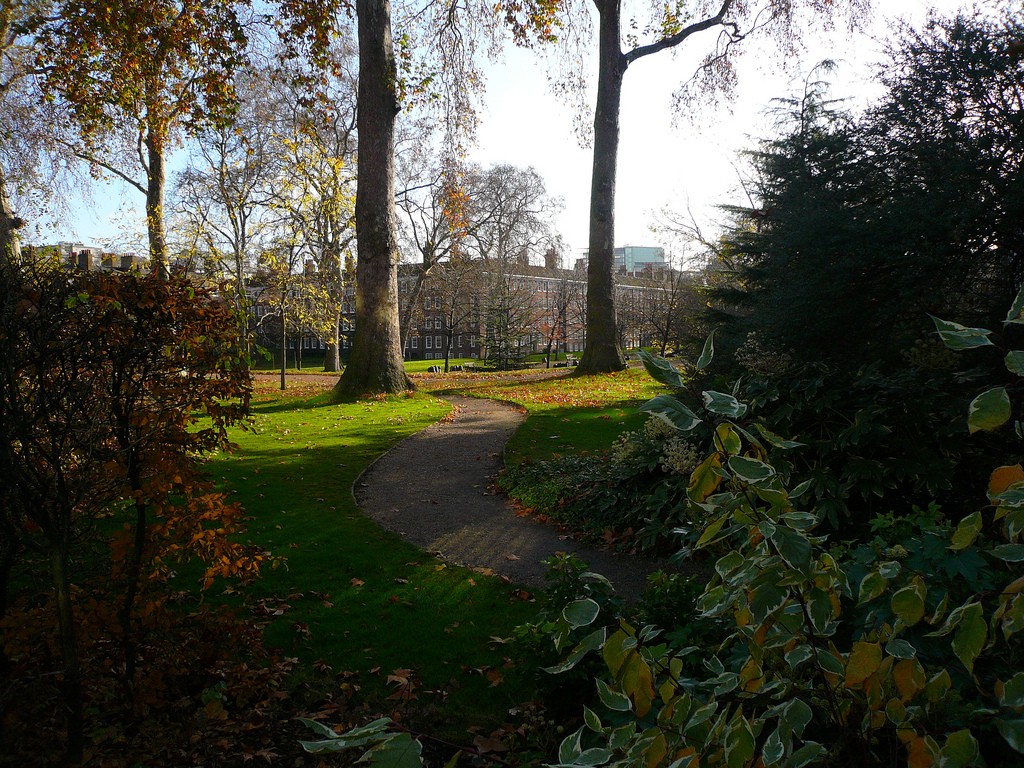 A view of Grays Inn Gardens