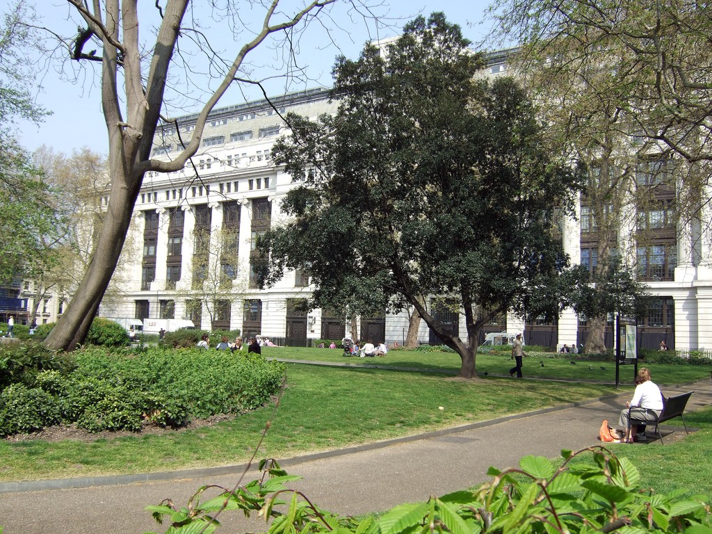 A view over Bloomsbury Square