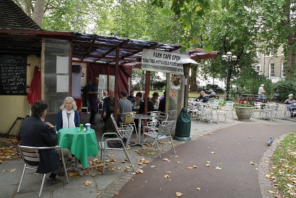 The cafe in Red Lion Square