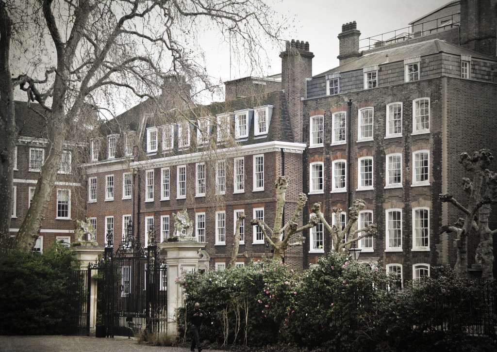 The outside of Grays Inn