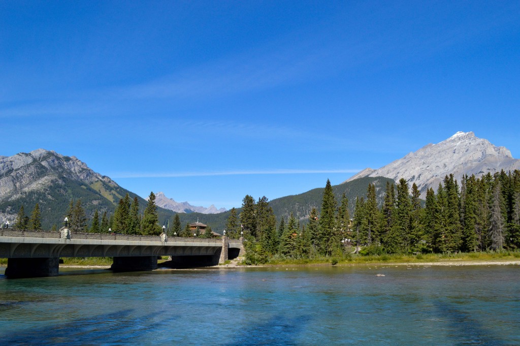 Bow River in Banff, Alberta © Hayley Simpson