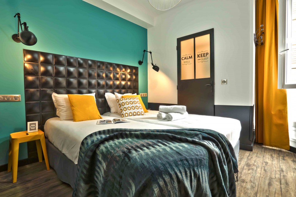 Bedroom at Arty Paris - Hostel │ Courtesy of Arty Paris - Hostel