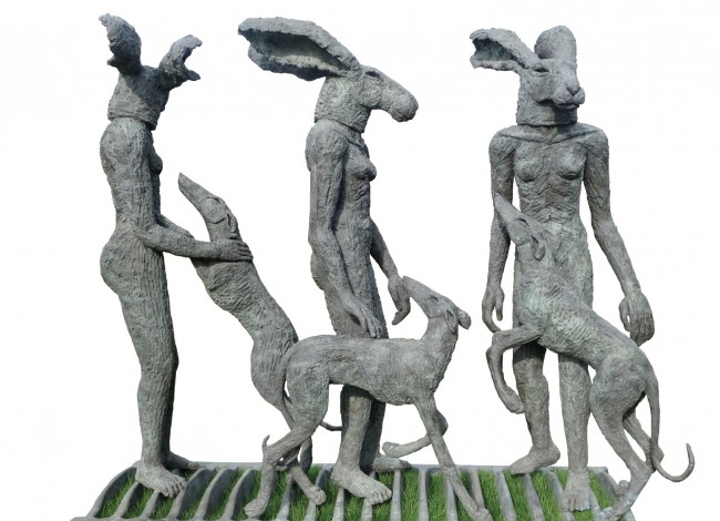 “RISING” The Mystical World of Sophie Ryder on view at the Ann Norton Sculpture Gardens, cultural partner at PBM+C | Courtesy of the artist, Waterhouse & Dodd NY and Ash Mills Photography