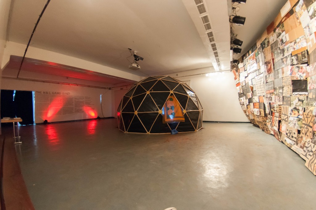The Bike Gang exhibition at Goethe-Institut Auditorium in Nairobi | Courtesy of Goethe-Institut / Julian Manjahi