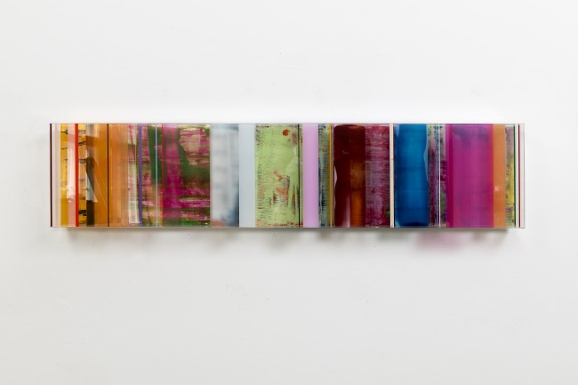 Michael Laube 26– 6 2016, acrylic paint on acrylic glass, on view at Kuckei + Kuckei Gallery | Courtesy of Kuckei + Kuckei Gallery (Berlin, Germany)