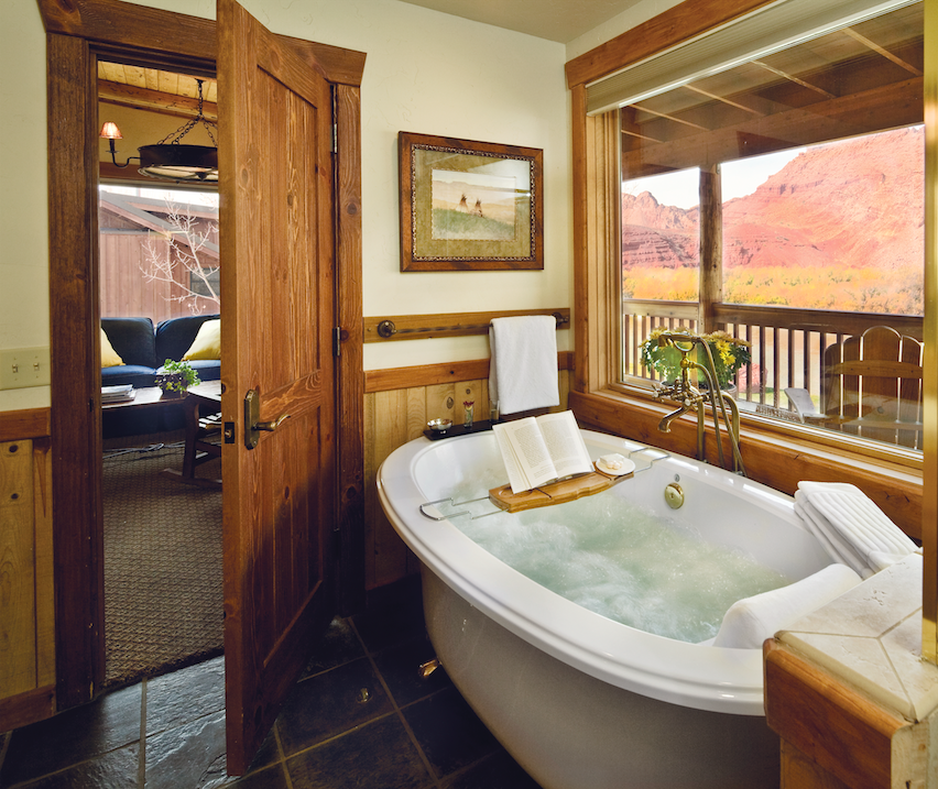 Tub with a view | Courtesy of Sorrel River Ranch Resort and Spa