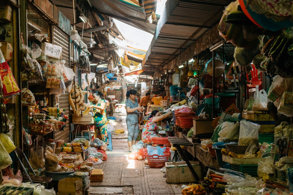 XOM CHIEU MARKET-DISTRICT 4-SAIGON-VIETNAM