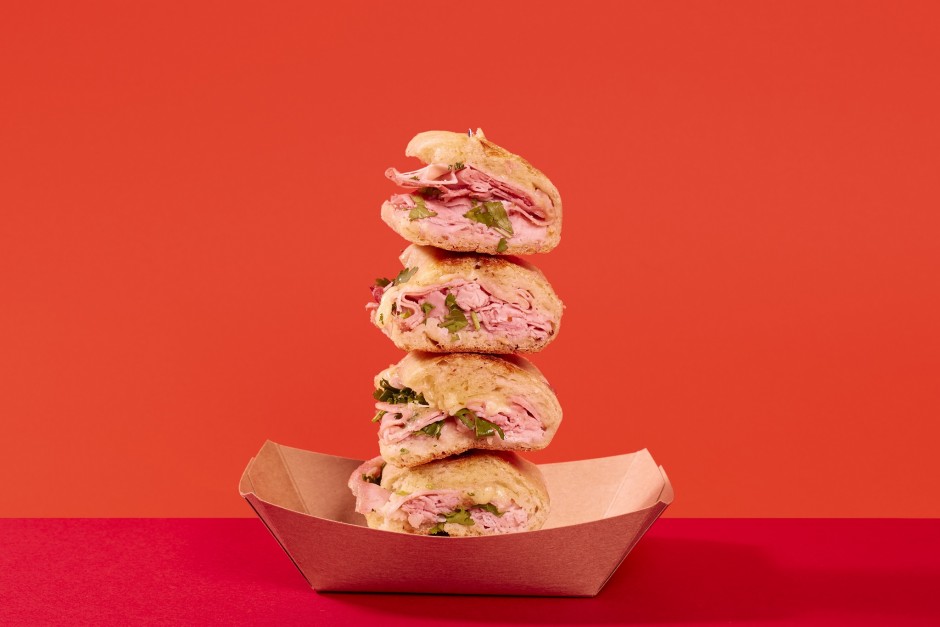 Stack of delicious paninis │Courtesy of Pressing