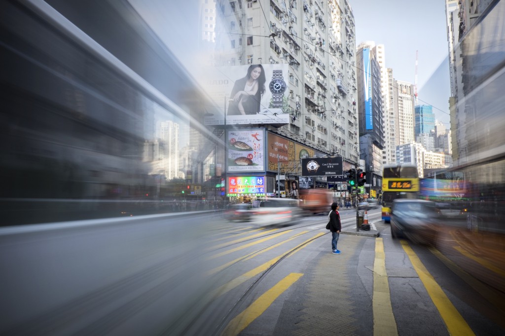 Toby Trueman, traffic at Sogo, Hong Kong