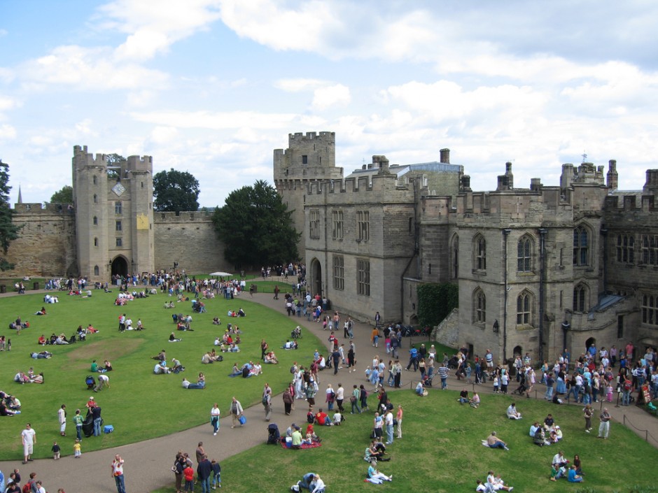 Warwick Castle Courtyard