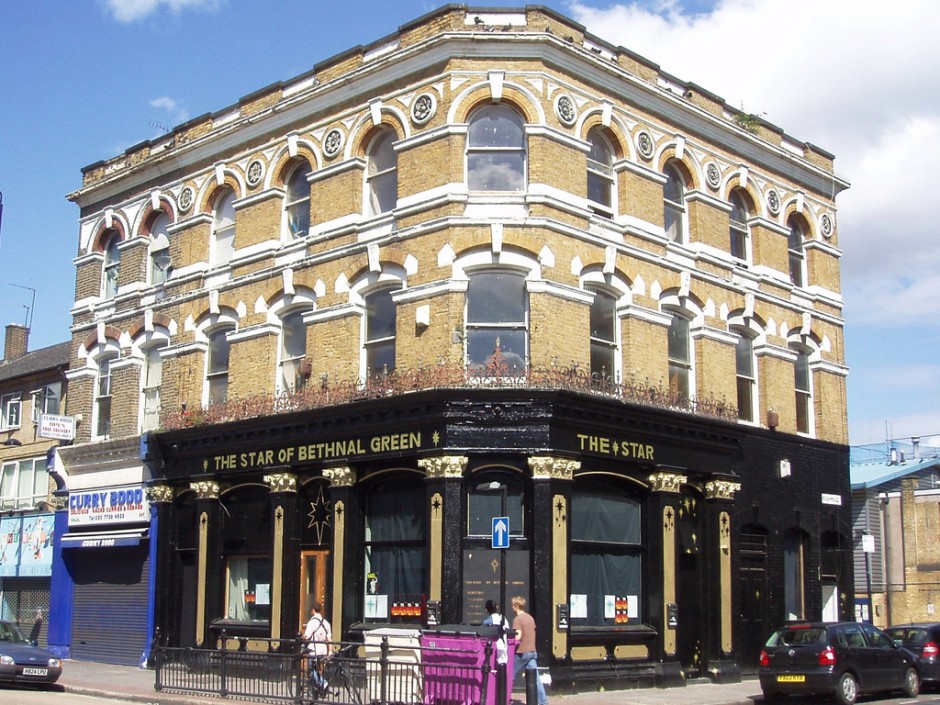 outside the Star of Bethnal Green