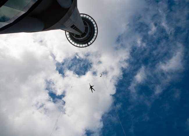 Bungy Jumper at the Sky Tower | © Jason Pratt/Flickr