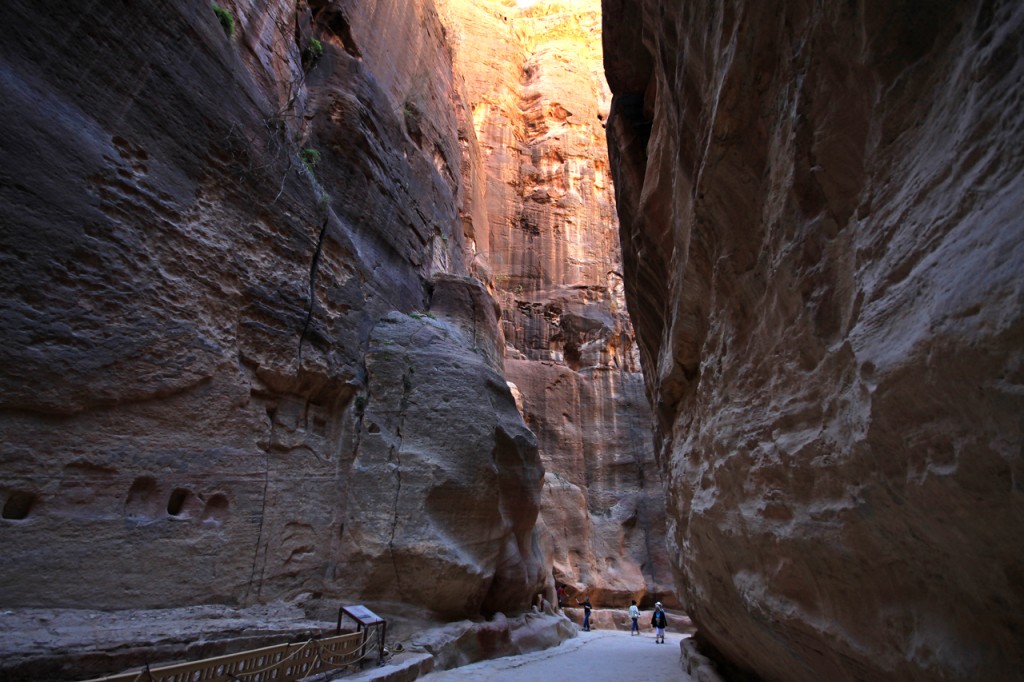Along the Siq © Allan Grey