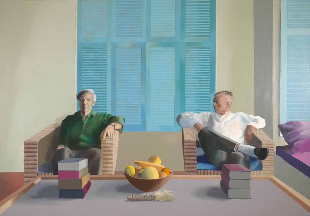 David Hockney, Christopher Isherwood and Don Bachardy, 1968. © David Hockney