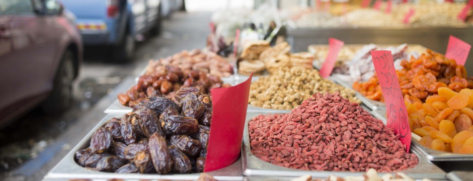 Some fresh goods at the Levinsky Market