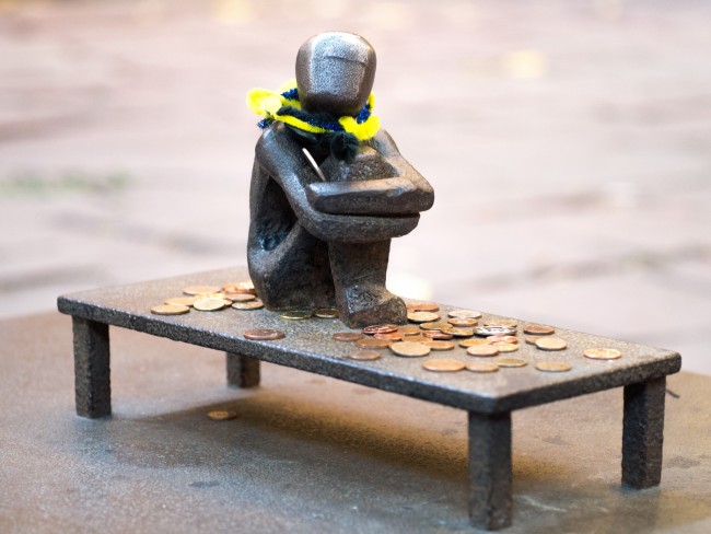 Smallest statue in Stockholm