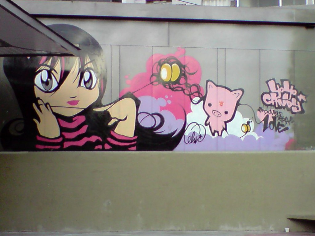 Anime graffiti Liberdade © Marco Gomes/Flickr