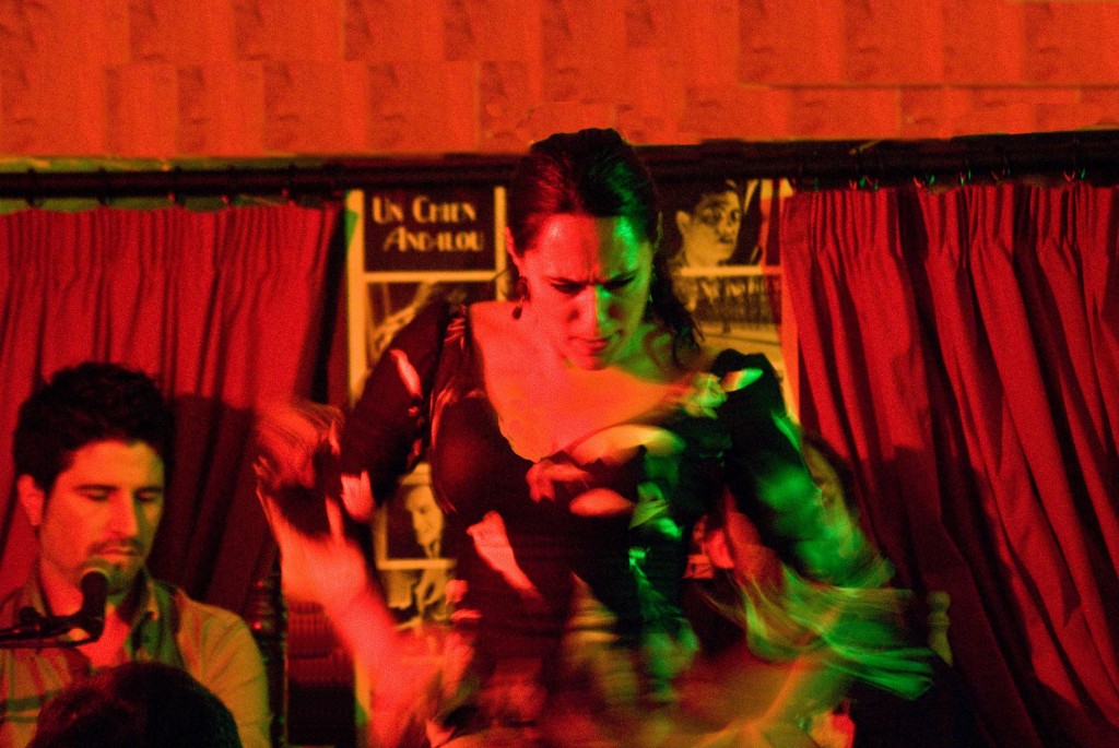 Flamenco performances at the Chien Andalou are powerful and intimate; courtesy of Peter Nayler