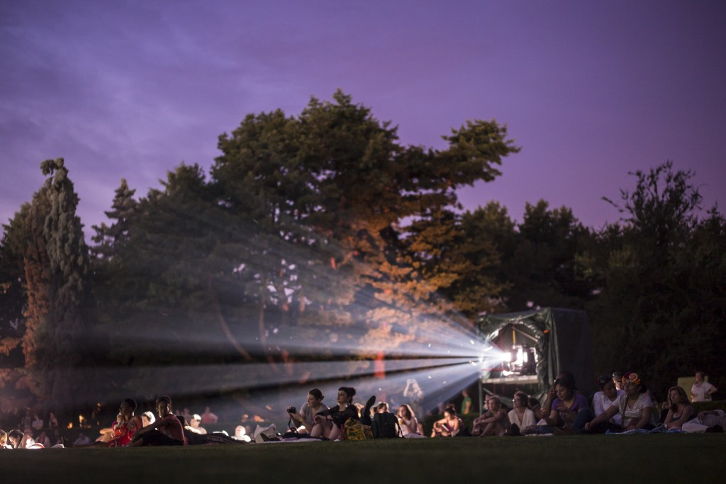 Jenny Holzer, In the Garden, 2015. | © 2015 Jenny Holzer, member Artists Rights Society (ARS), NY Photo: Ben Hider