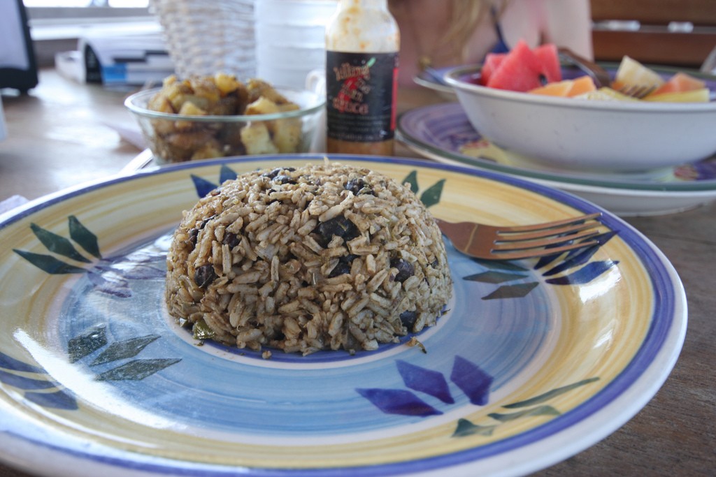 Gallo pinto is a must-eat for breakfast