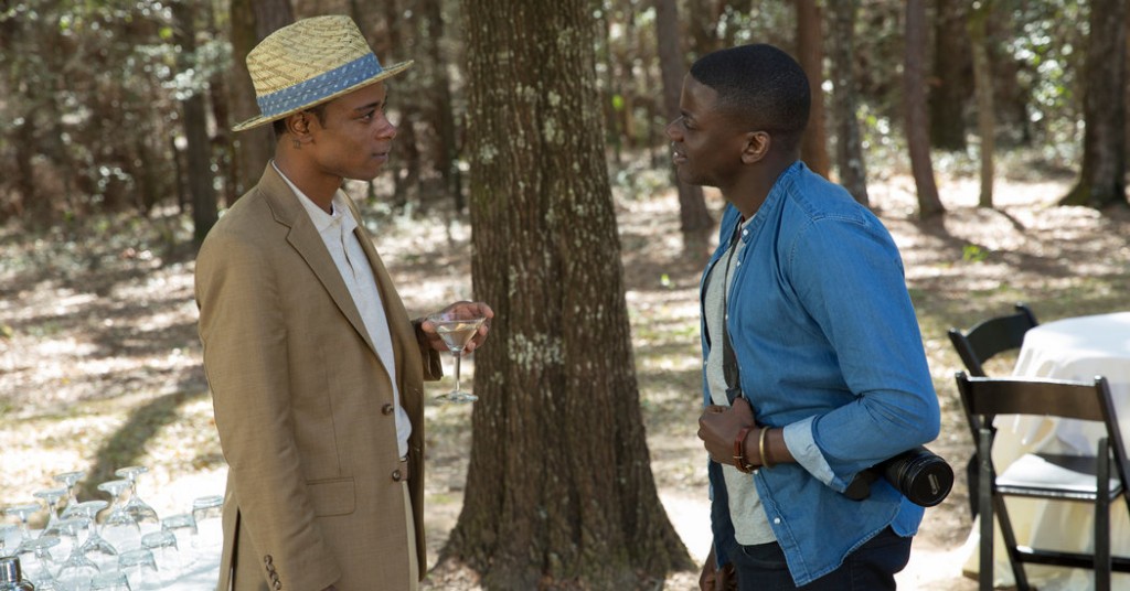 Lakeith Stanfield as Andrew Logan King and Daniel Kaluuya as Chris Washington | © Universal