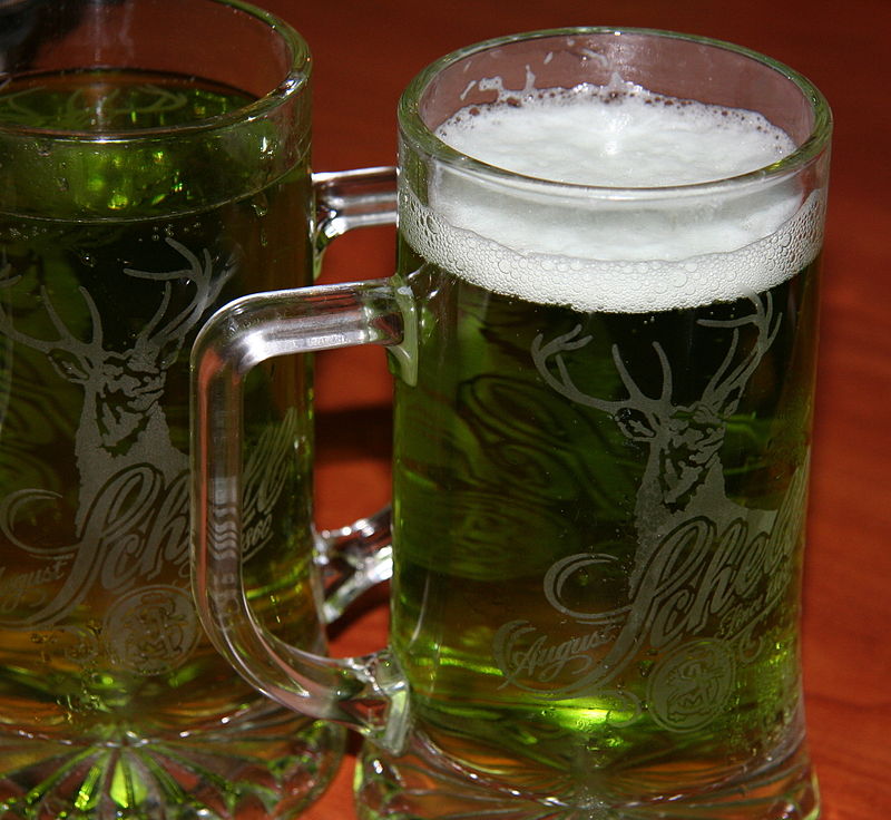 Green Beer for St Paddy's Day| © Jonathunder/ WikiCommons