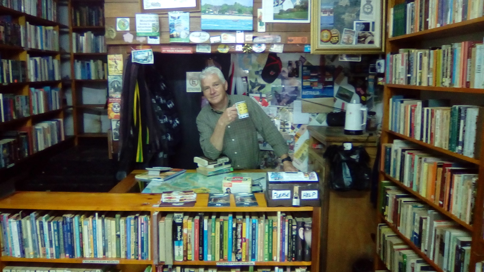 Rick Segreda Mark Andrew Halton at the English Bookshop