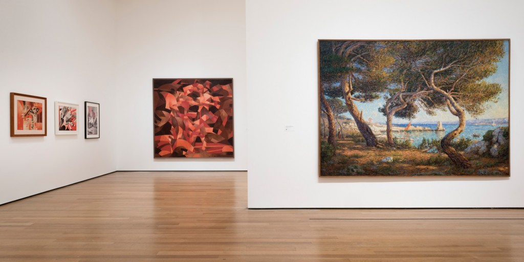 Installation view of Francis Picabia: Our Heads Are Round so Our Thoughts Can Change Direction. The Museum of Modern Art, New York, November 21, 2016-March 19, 2017. © 2016 The Museum of Modern Art. Photo: Martin Seck