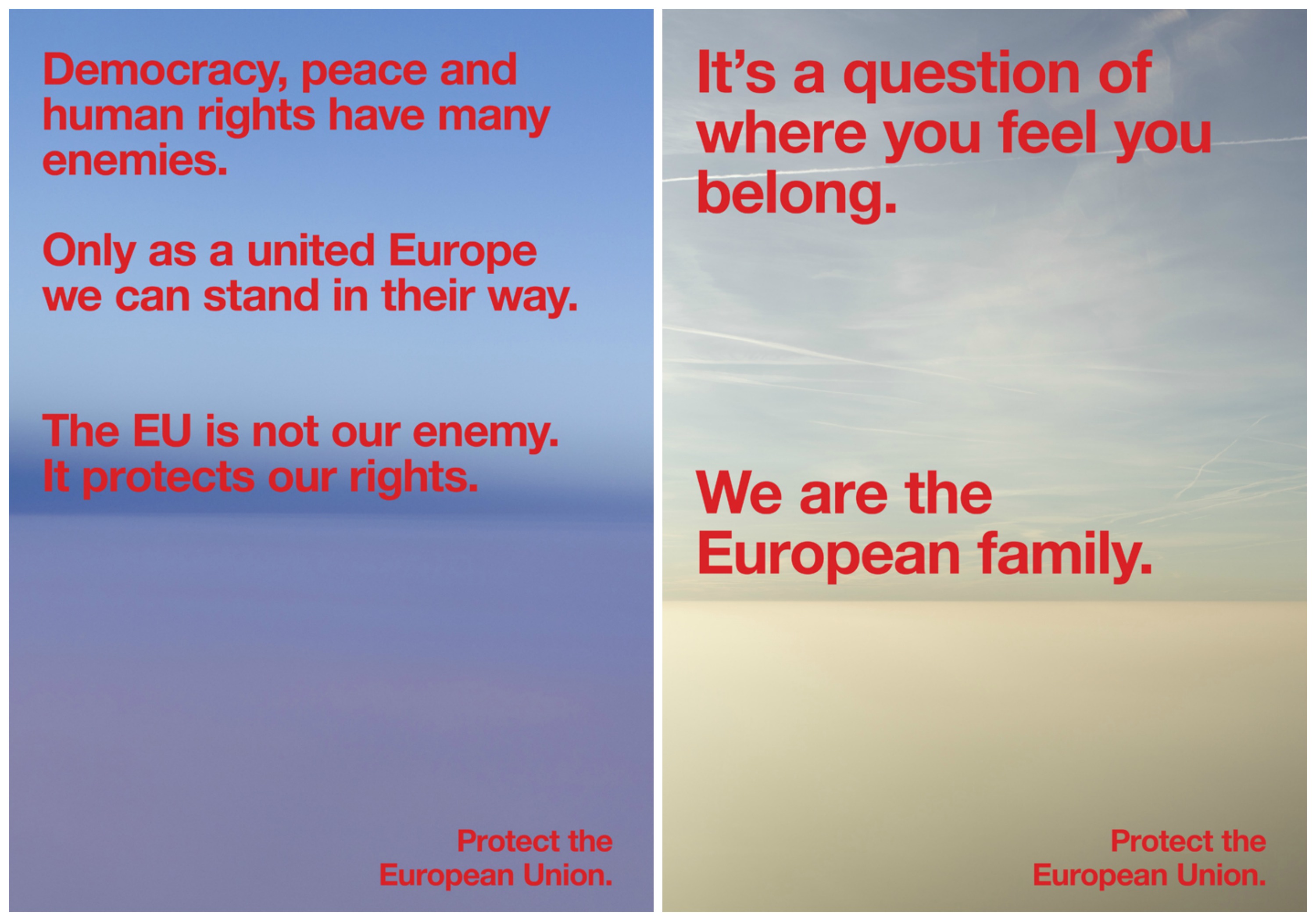 New ProEU Poster Campaign in the Netherlands Responds to Brexit, Trump