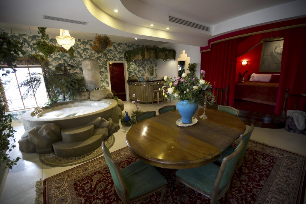 The presidential suite of the The Walled Off Hotel" in the West Bank city of Bethlehem | Photo by AP/REX/Shutterstock