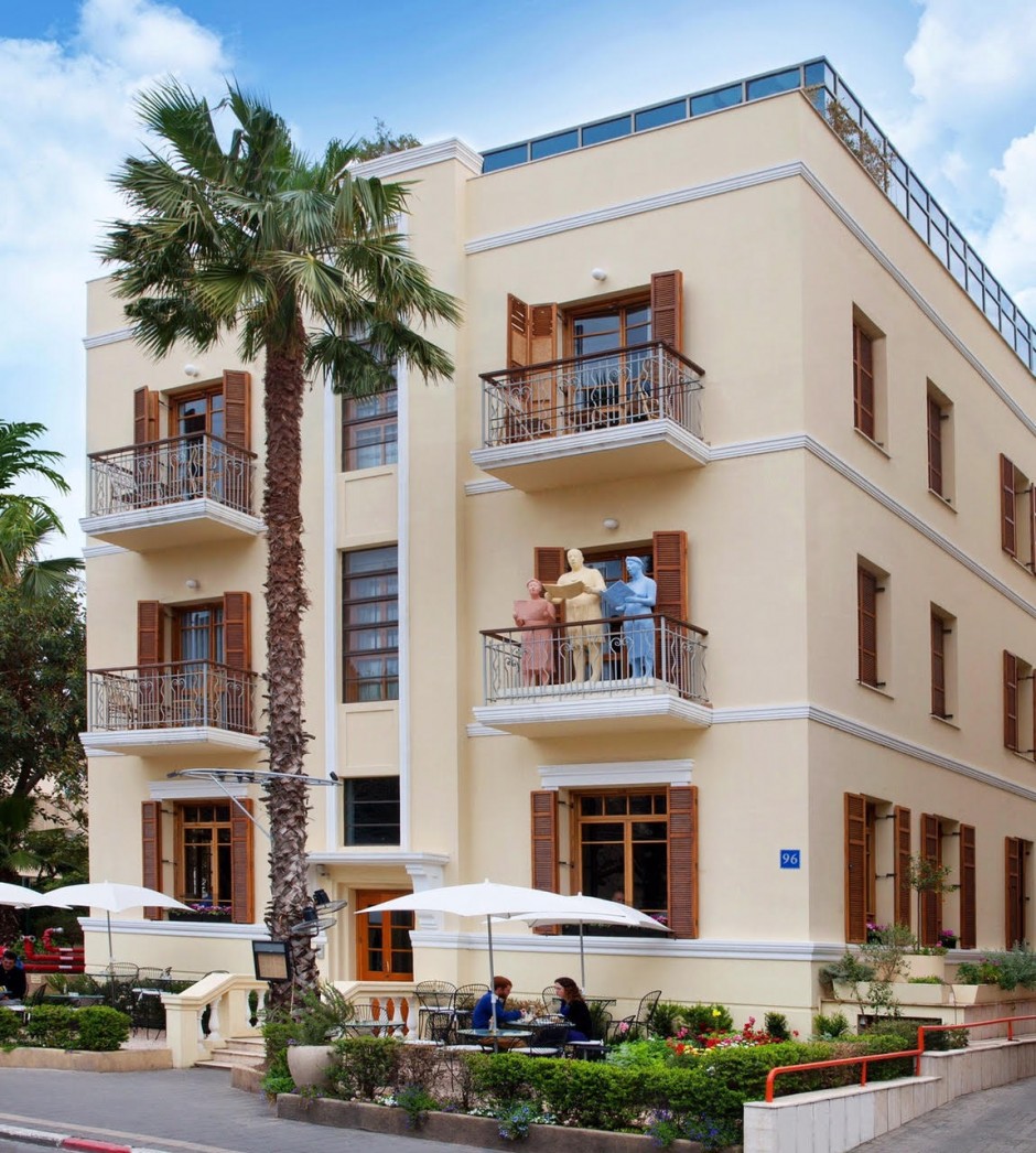 The Rothschild Hotel is one of the most photographed buildings in Tel Aviv