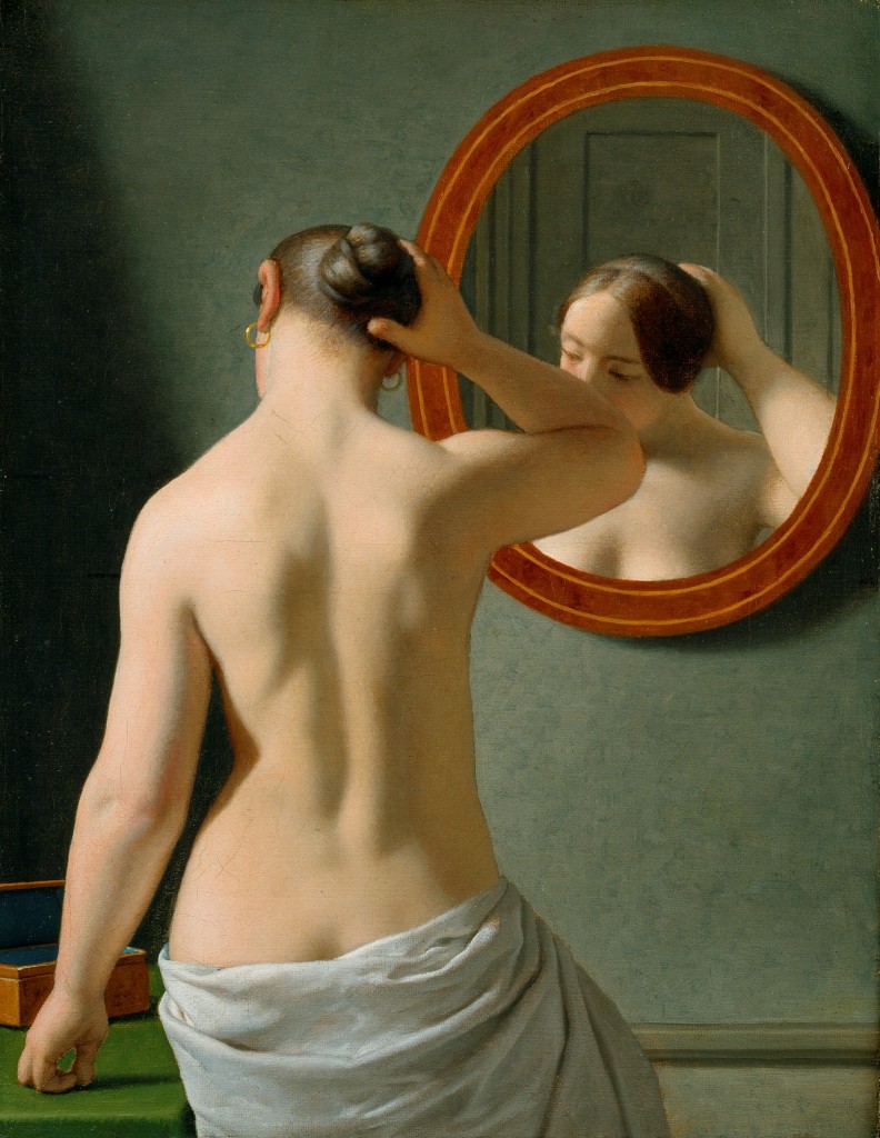 C.W Eckersberg, Kvinde Foran et Spejl, 1841, The Hirschsprung Collection