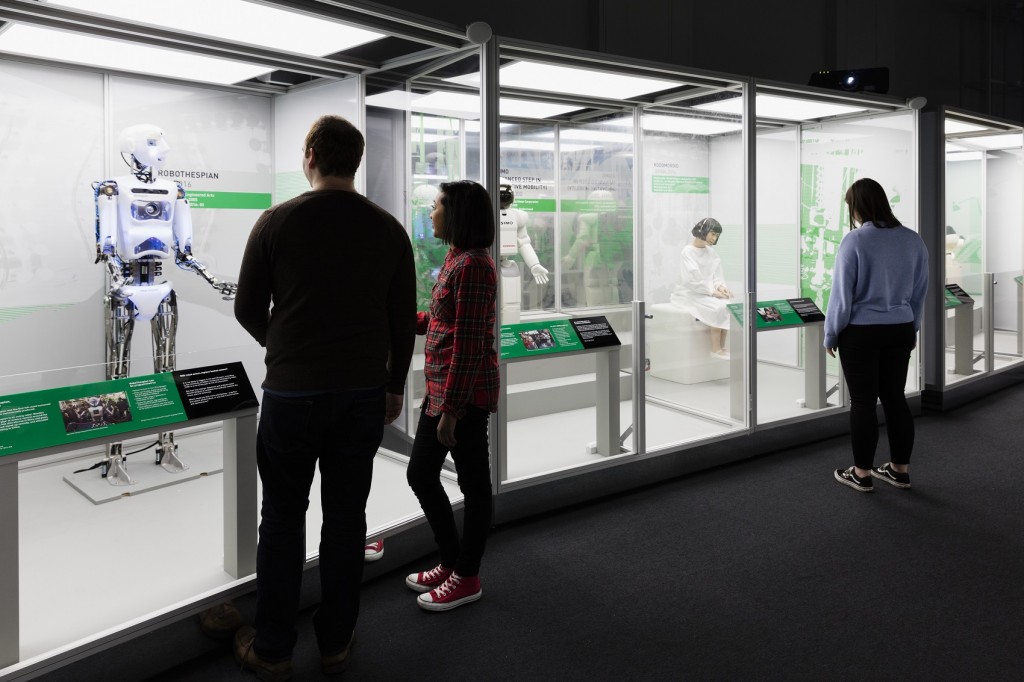 Visitors in the Imagine section of the Robots exhibition © Plastiques Photography, courtesy of the Science Museum