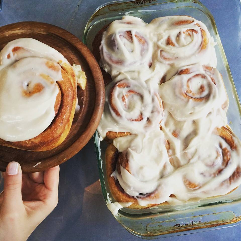 Vegan Cinnamon Rolls Courtesy of Wayward Vegan Cafe