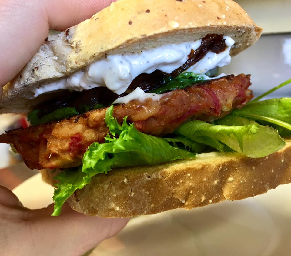Vegan Burger Courtesy of Pingala Cafe