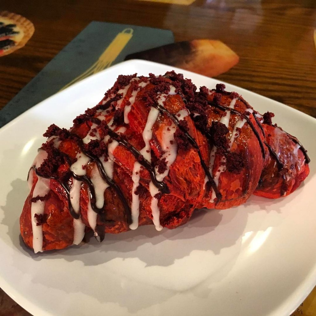 Red Velvet Croissant, Courtesy of The Angry Baker