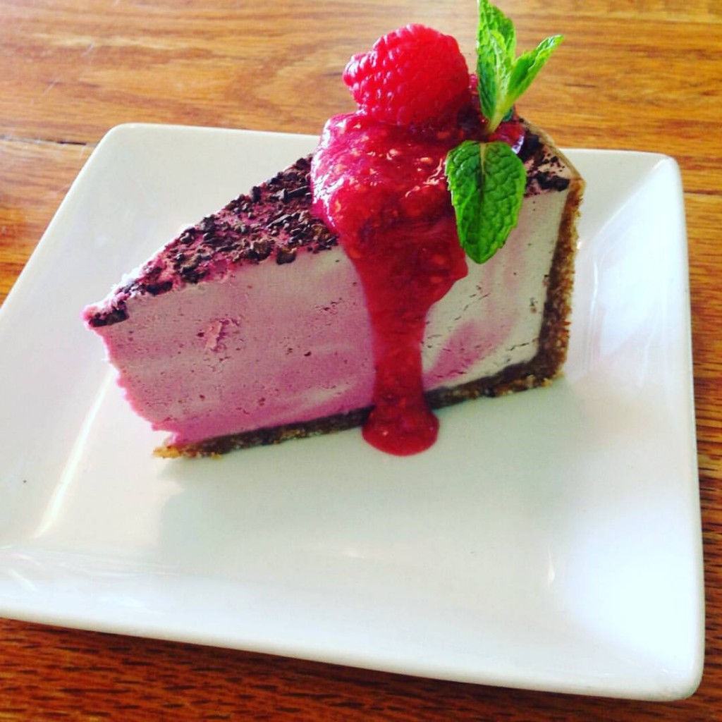 Vegan White Chocolate Cheesecake, Courtesy of Shangri-La Tearoom
