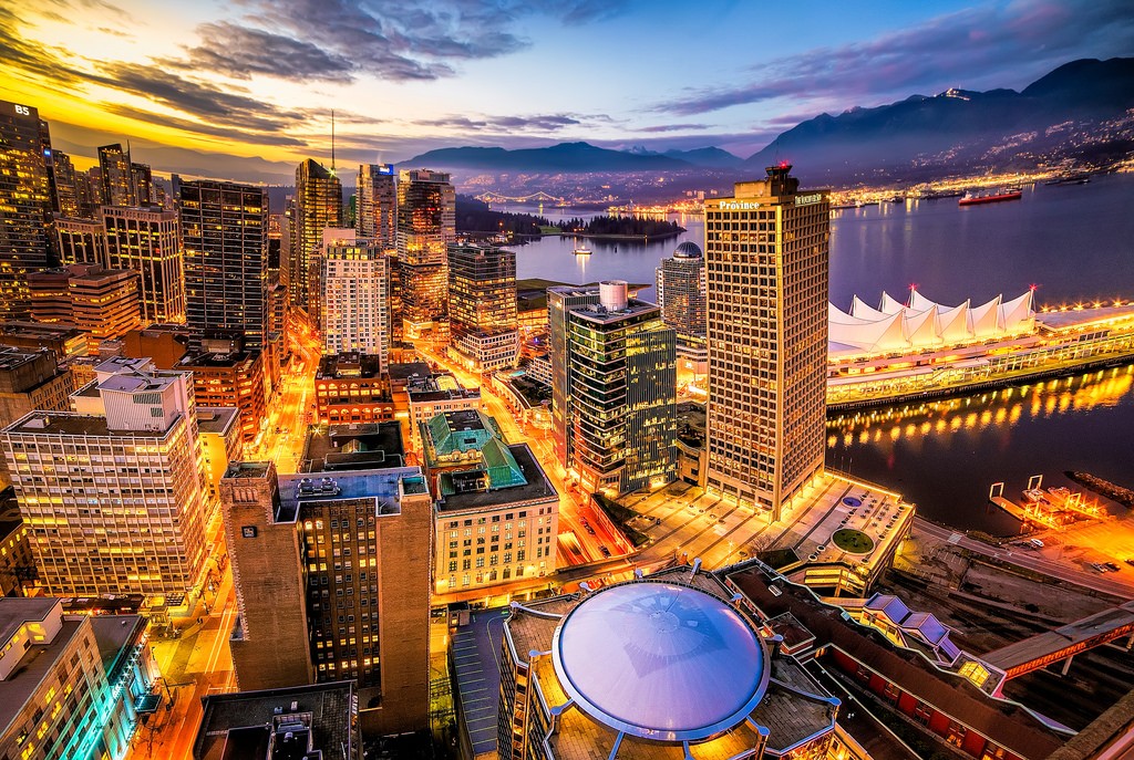 Sunset from Vancouver Lookout | © gags9999 / Fickr
