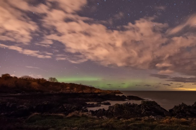 Orlock Point Aurora | © Philip McErlean/ Flickr