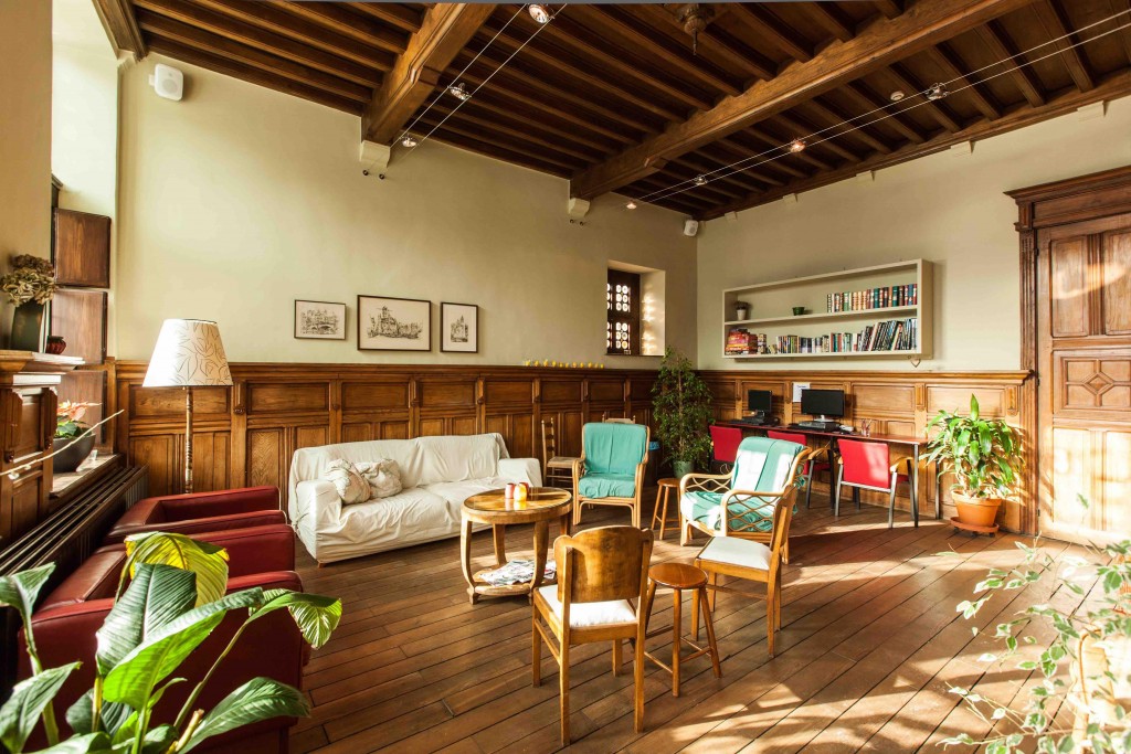 Hostel Uppelink, inside Ghent's third oldest building, encouraging backpacker bonding | Courtesy of Hostel Uppelink