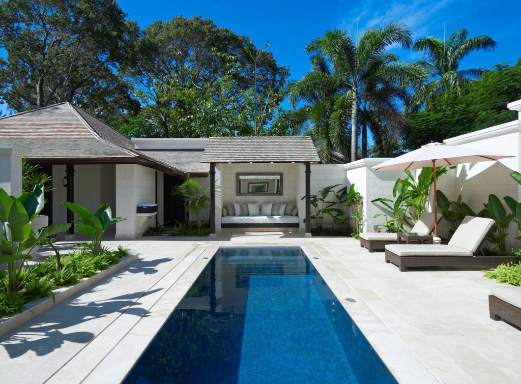 Hydro Pool by day | Courtesy of The Coral Reef Club, Barbados.