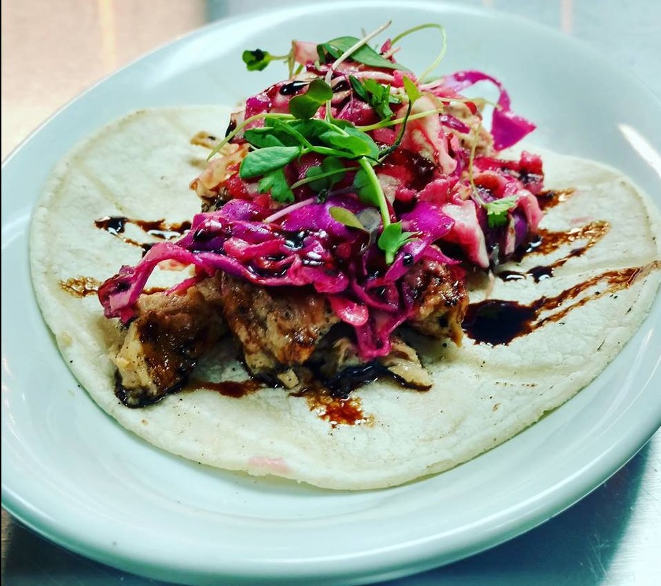 Mock Duck Tacos Courtesy of Green House Cafe