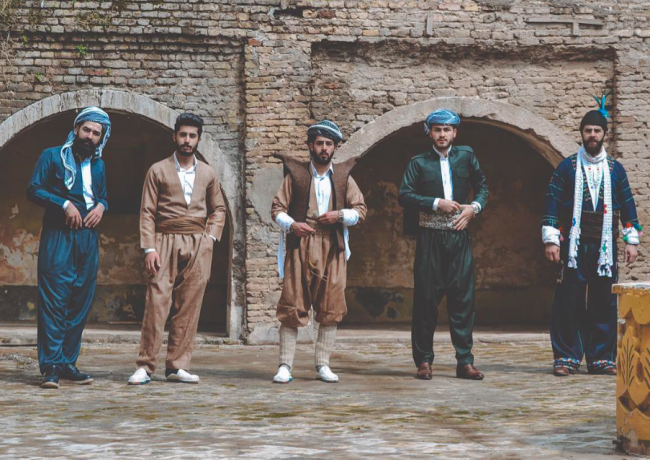 Mr.Erbil in the Citadel wearing Kurdish traditional clothes|© goran.photography
