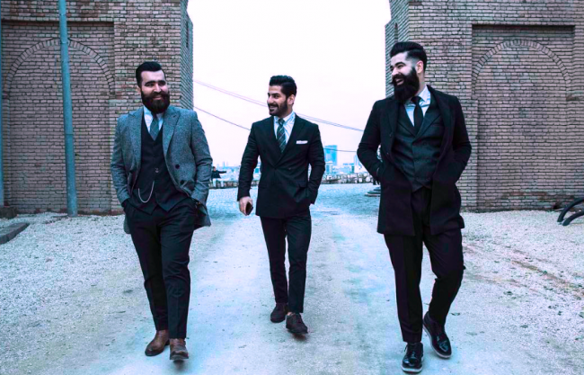 Mr.Erbil's founders: Omer Nihad (left), Goran Pshtiwan (centre) and Ahmed Nauzad (right)| © @nzcam