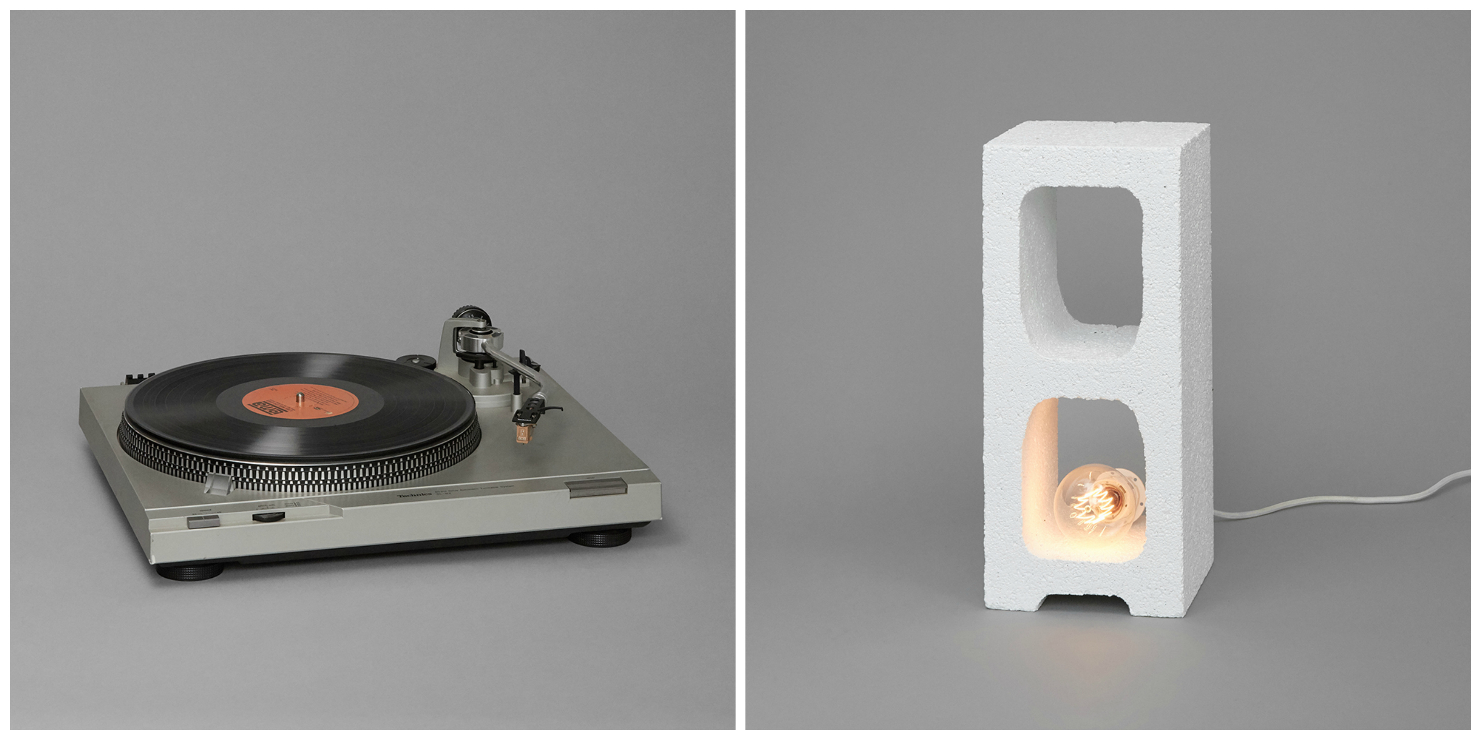 Record Player and Bedside Table © The Anonymous Couple